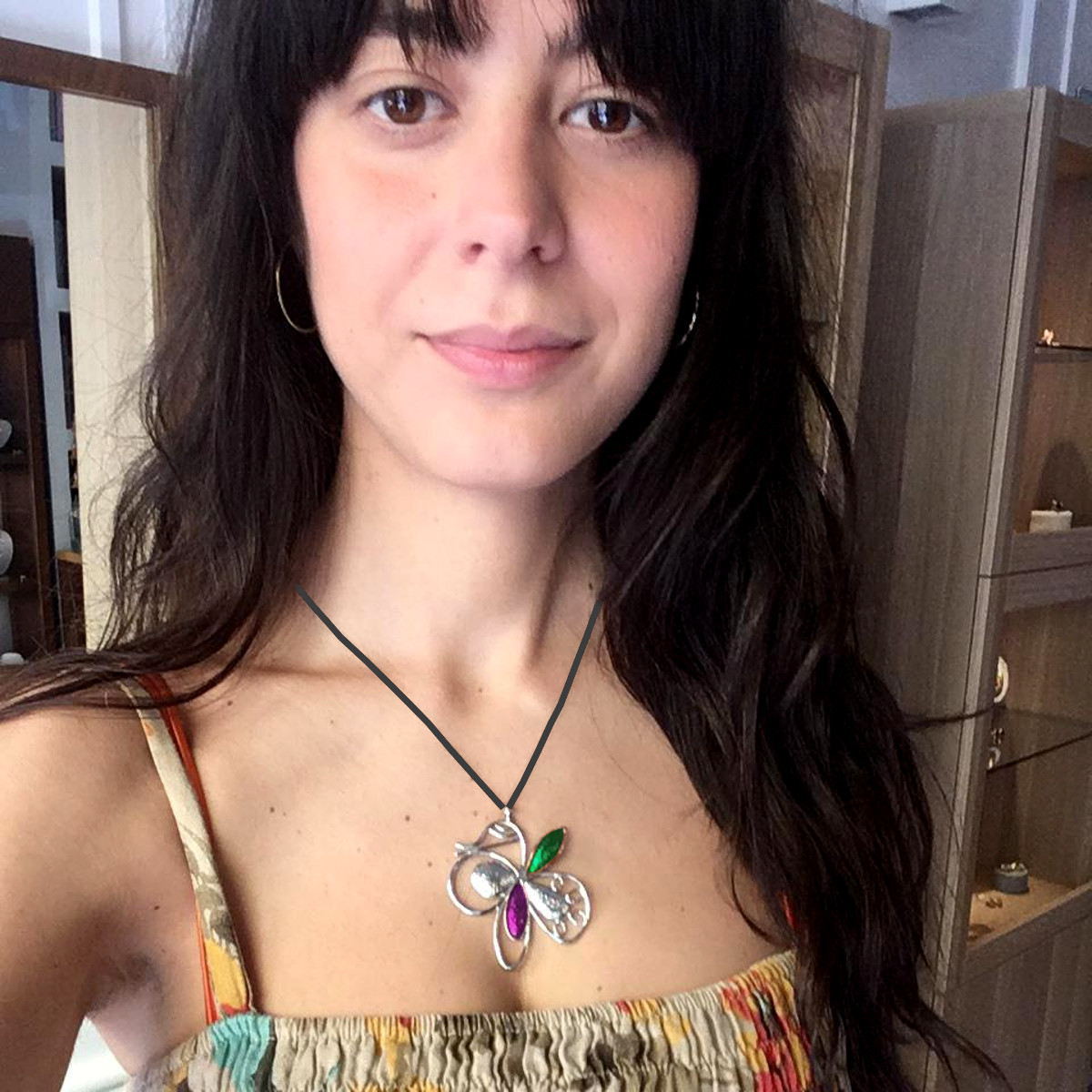 Insetti Veri Farfalla Reale In Resina - Decorazione Entomologica 12x12cm, Colore Marrone Farfalle Vere