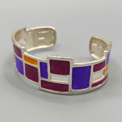 bracciale mondrian argento