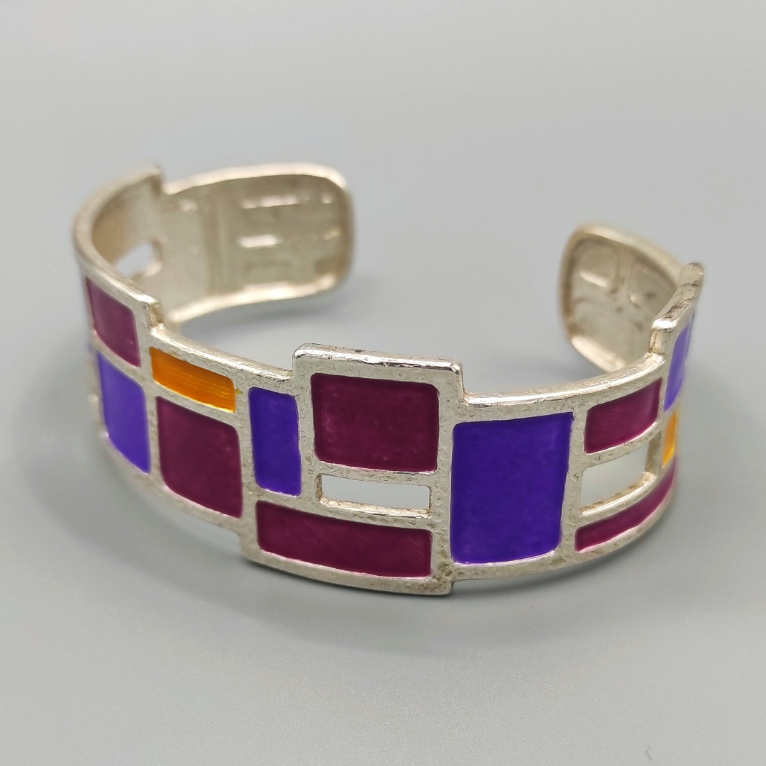 bracciale mondrian argento