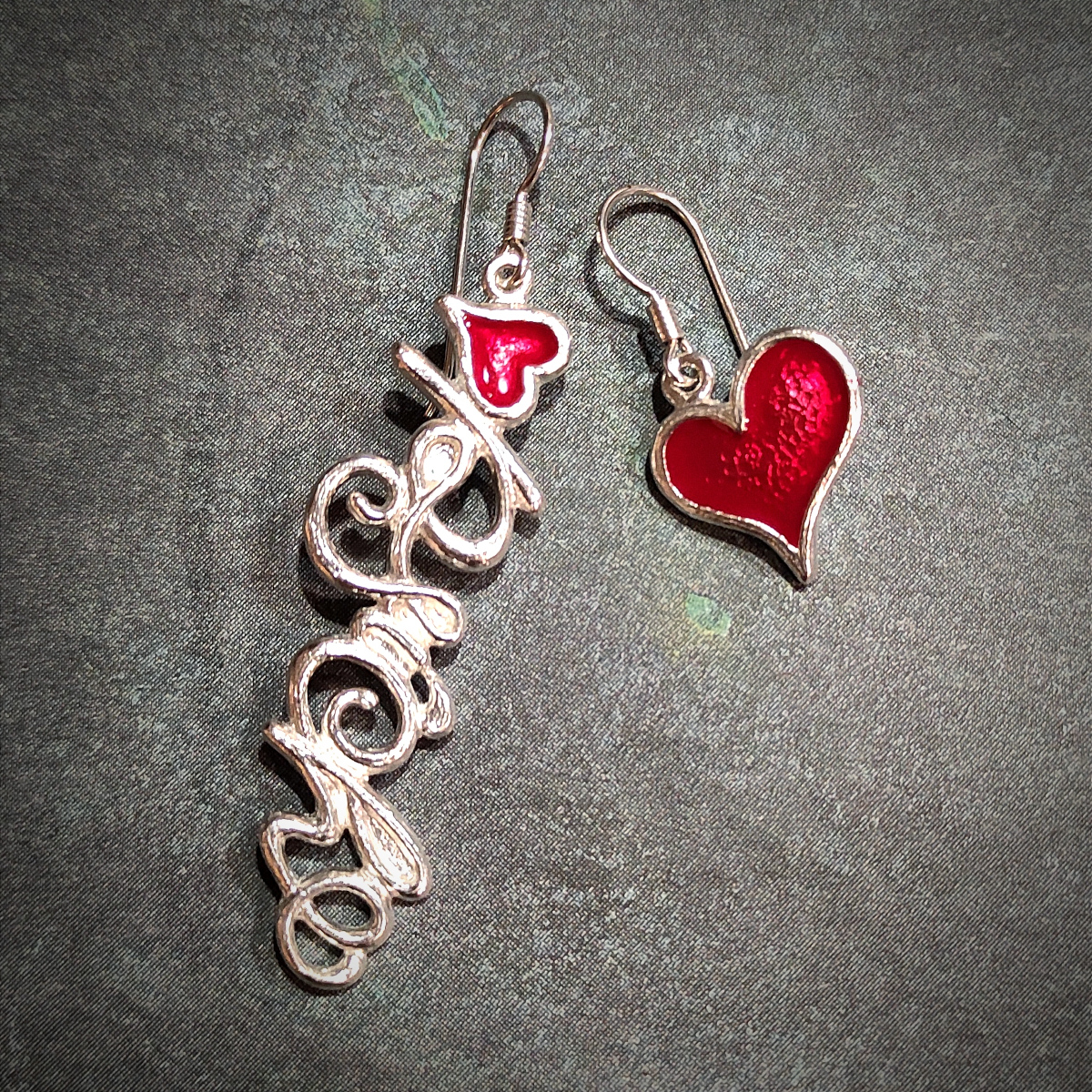 Orecchini Simboli Fede Amore Orecchini In Argento 925 Materia - Simboli Fede, Amore E Speranza Con Chiusura A Farfalla MATERIA Matthias Wagner