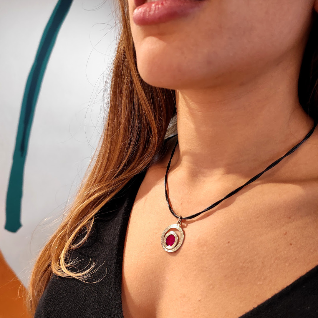 ciondolo micaela argento