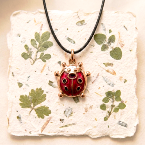 ciondolo coccinella